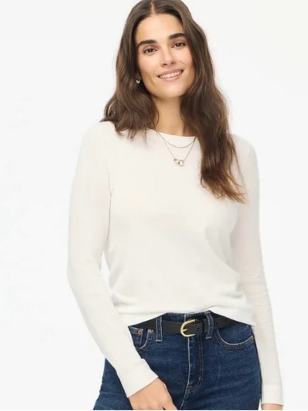 J. Crew Teddie Lightweight Long Sleeve Sweater - Sz Medium - NWT*